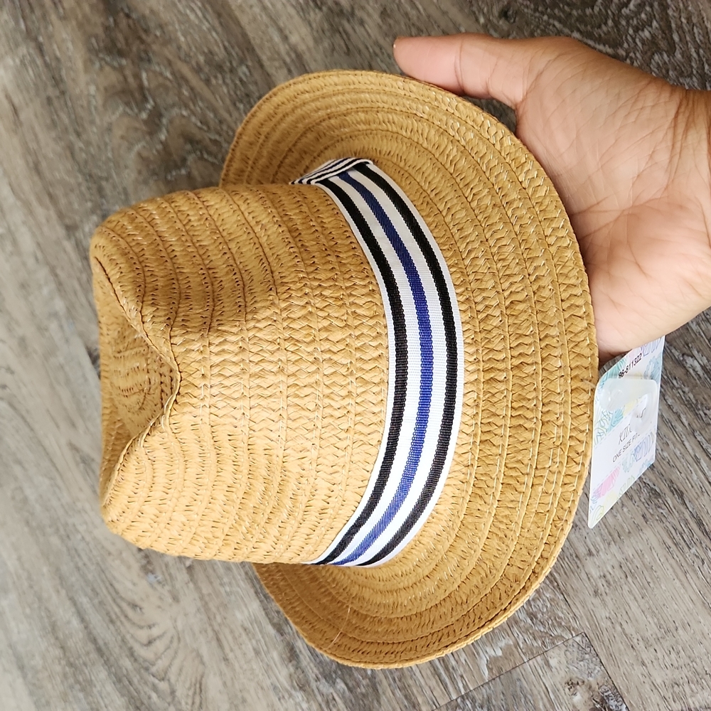 NWT kids straw hat